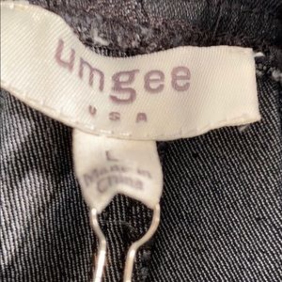 ❌❌sold -NWT Umgee Elastic Slip On Bootcut Fray Size Large - Picture 2 of 8